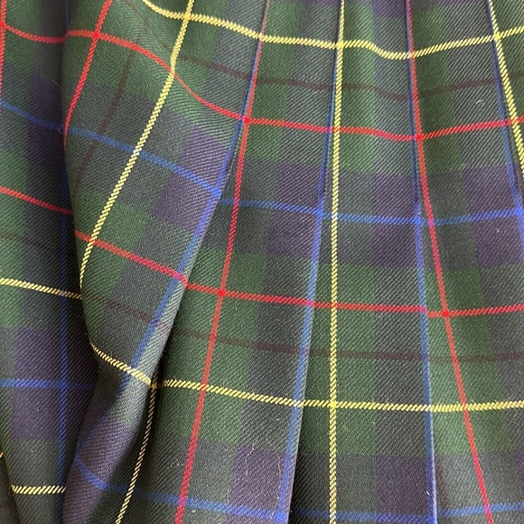 Pendleton Virgin Wool Pleated Plaid Maxi Skirt - Picture 5 of 8